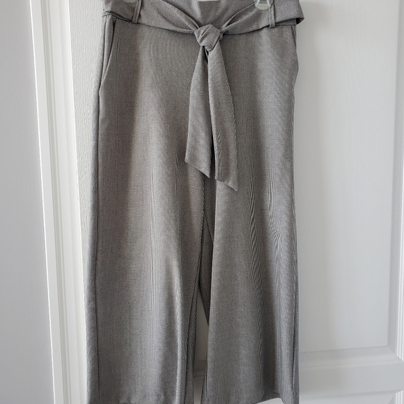ZARA Womens Tie Capri Pants Size Medium NWT - Picture 2 of 13